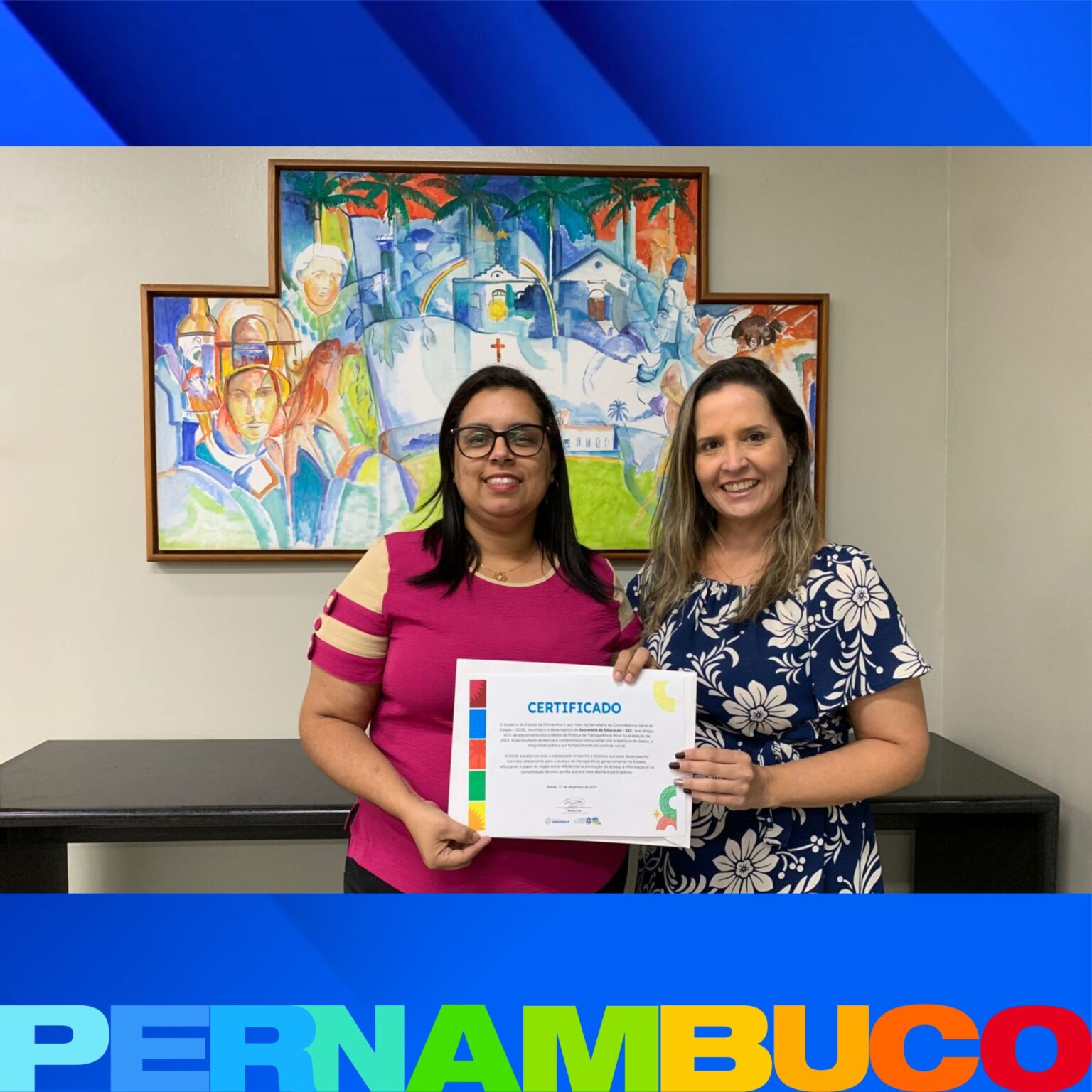 Secretaria de Educação de Pernambuco Recebe Reconhecimento por Transparência Ativa