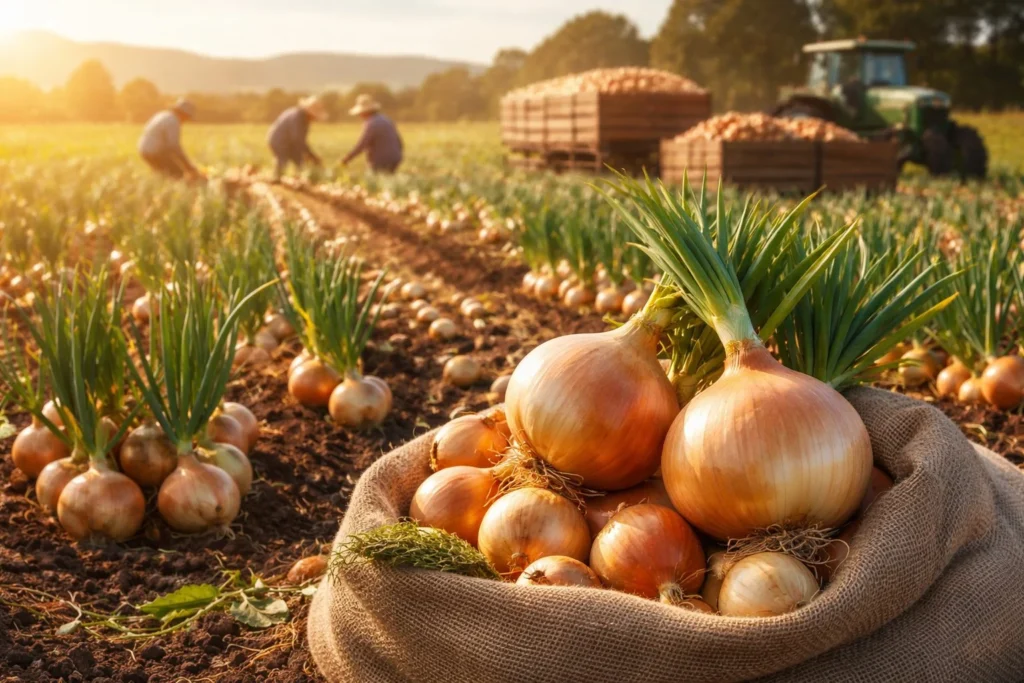 Cebolas: A Revolução dos Híbridos e Seu Impacto na Produtividade