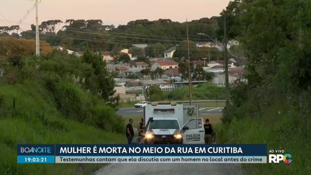Feminicídio em Curitiba: Mulher é Morta a Tiros pelo Marido em Via Pública Feminicídio em Curitiba: Mulher é Morta a Tiros pelo Marido em Via Pública