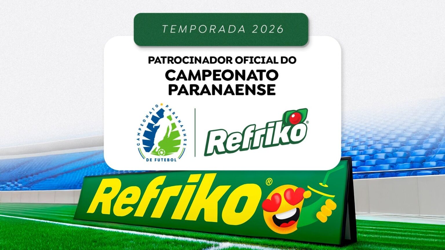 Refriko se torna patrocinadora do Campeonato Paranaense 2026 em meio a novos investimentos
