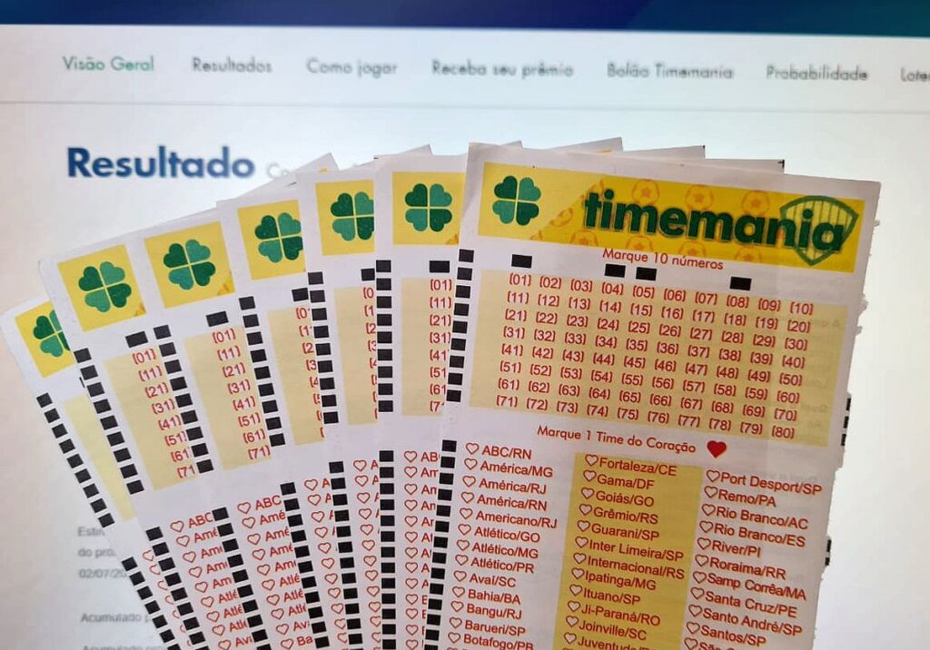 Timemania 2358 acumula e prêmio salta para R$ 7,8 milhões