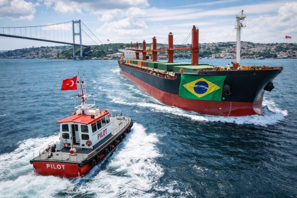 Brasil Estabelece Rota Alternativa pela Turquia para Salvar Exportações do Agronegócio