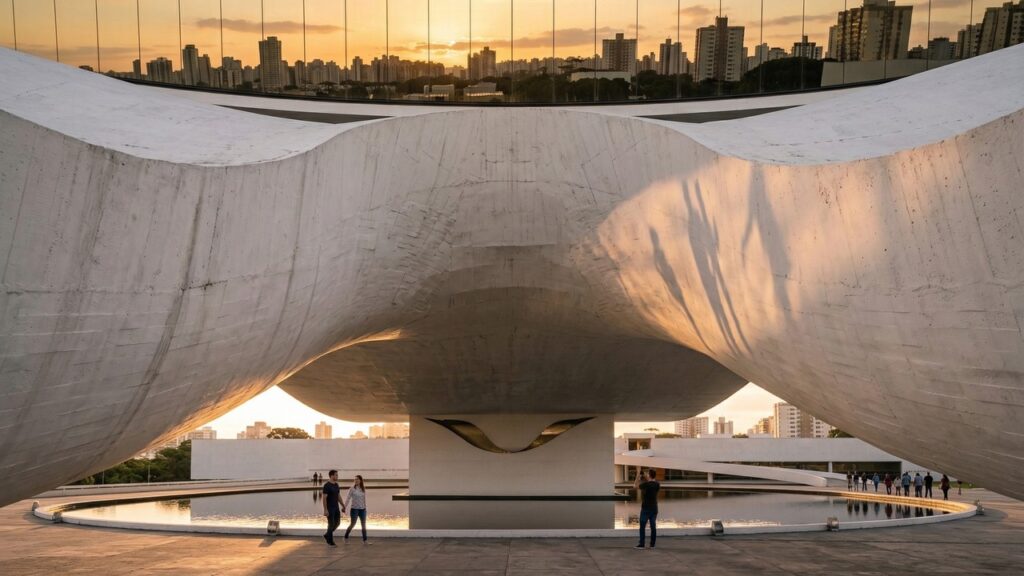 Descubra o Museu Oscar Niemeyer: o ícone arquitetônico de Curitiba que encanta visitantes Descubra o Museu Oscar Niemeyer: o ícone arquitetônico de Curitiba que encanta visitantes