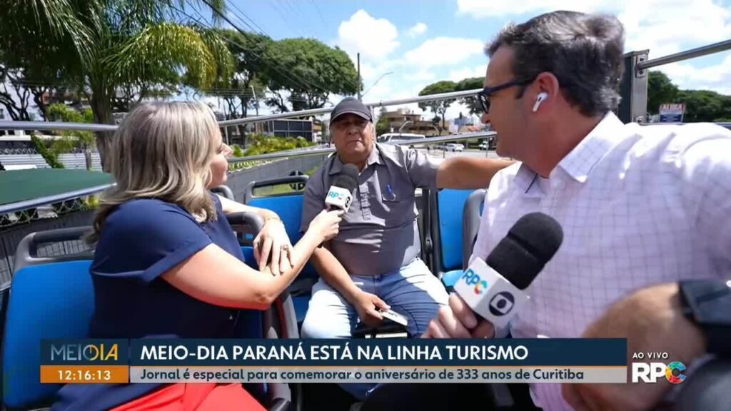 Meio-Dia Paraná Celebra Aniversário de Curitiba com Linha Turismo Meio-Dia Paraná Celebra Aniversário de Curitiba com Linha Turismo