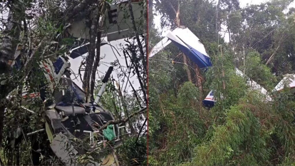 Piloto Morre em Queda de Avião que Decolou de Santa Catarina Piloto Morre em Queda de Avião que Decolou de Santa Catarina