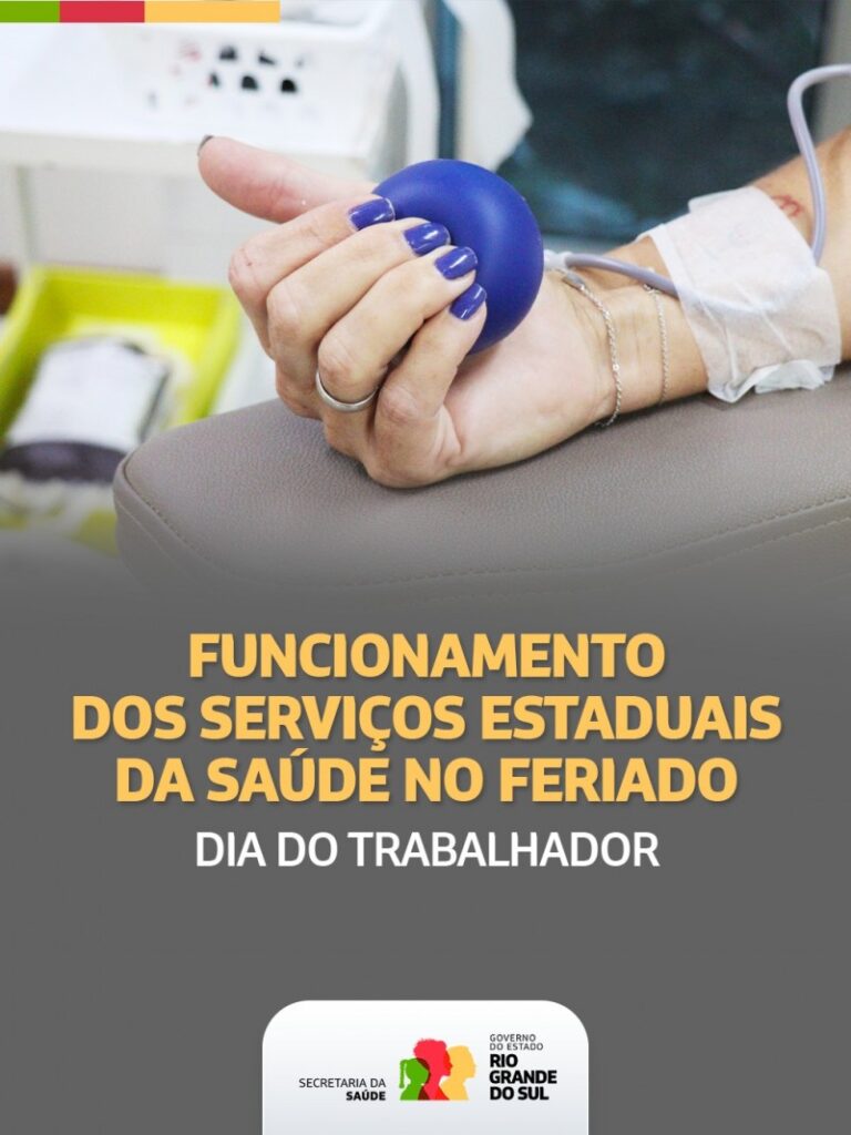 Funcionamento dos Órgãos de Saúde Durante o Feriado do Dia do Trabalhador