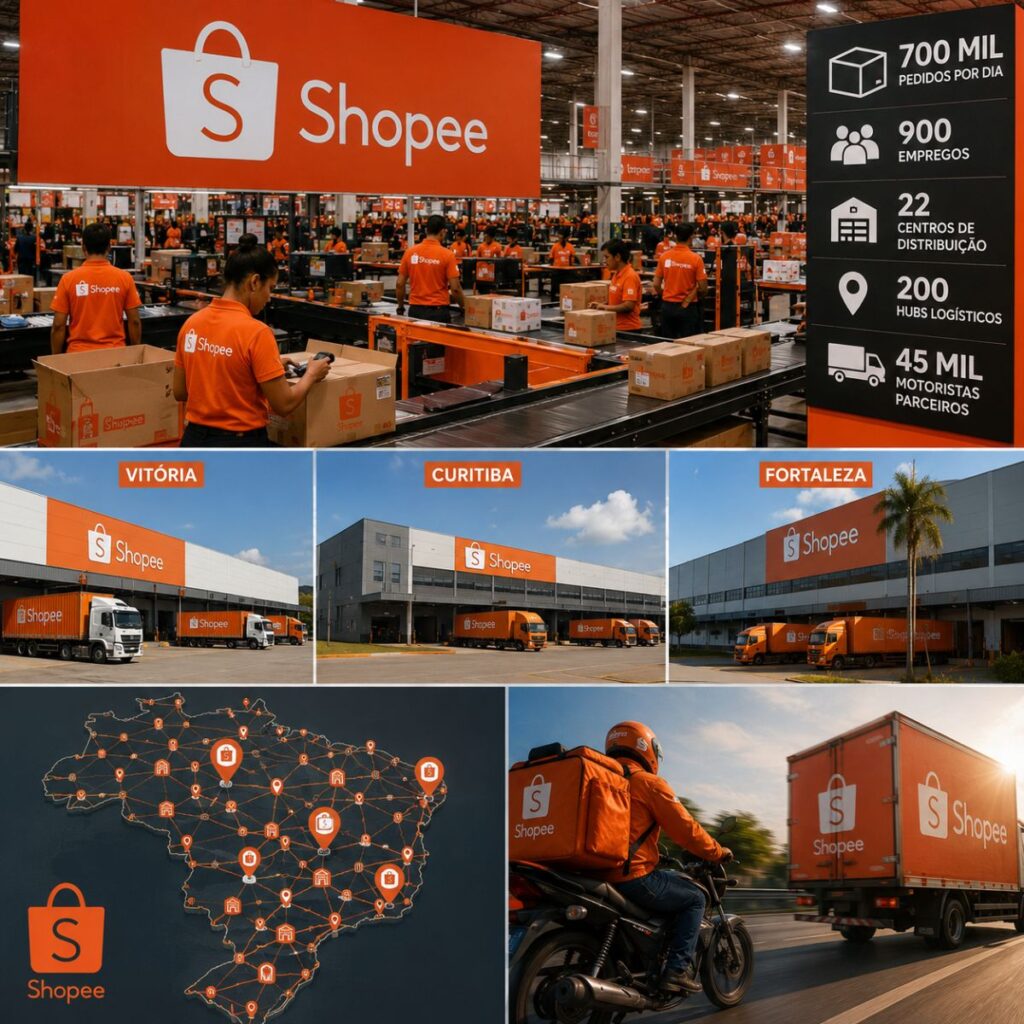 Shopee Expande sua Infraestrutura no Brasil com 3 Novos Centros de Distribuição