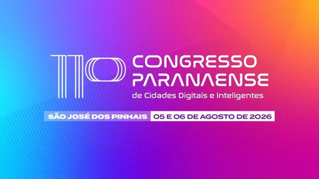 São José dos Pinhais recebe 11º Congresso Paranaense de Cidades Digitais e Inteligentes em agosto