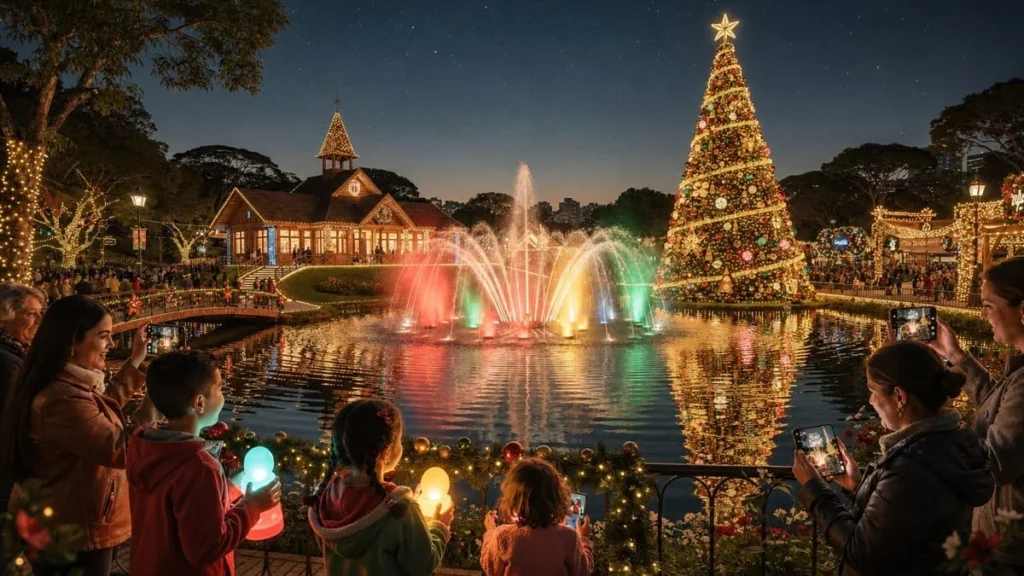 Natal em Curitiba 2026: 150 atrações, 3,4 milhões de visitantes e um planejamento exemplar