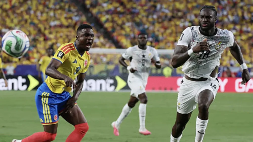 Colômbia x Gana 1-0 no Intervalo: Arias Marca e Dá Vantagem na Copa do Mundo 2026